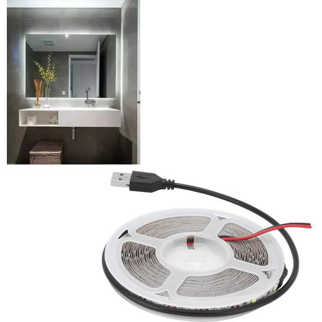 Bande LED RGBW basse tension 5V flexible pour la décoration intérieure, éclairage de boîtier d'ordinateur, lumière blanche pure (1/5)
