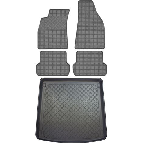 Audi A4 B6 B7 Avant / Allroad Kombi (5-Türer) von 11.2001-03.2008 SET - Gummifußmatten + Kofferraummatte