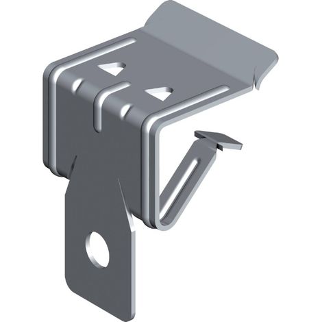 Gancio di Fissaggio in Acciaio con Barra Filettata per Putrelle da 15/20 mm - Confezione 10 Pezzi (1/2)