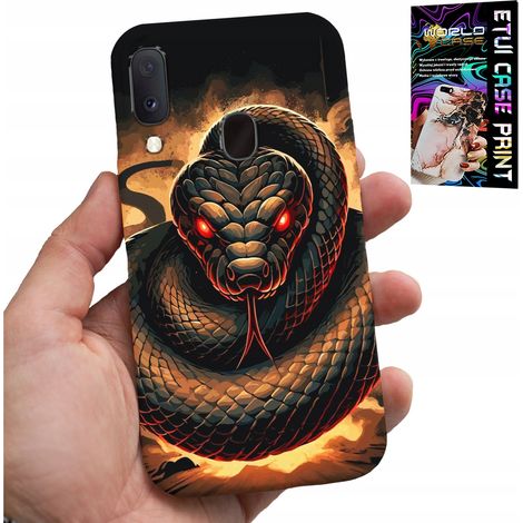 Coque pour Samsung Galaxy A40 - Serpent, coque serpent cobra serpent à sonnette + film protecteur (1/5)