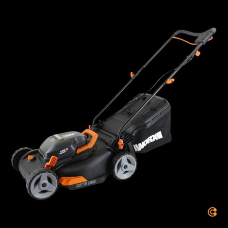 [GEBRAUCHT] B-Ware Worx Wg743 E Akku Rasenmäher Inkl. Akkus Und Ladegerät Rasen Mäher Handrasen562