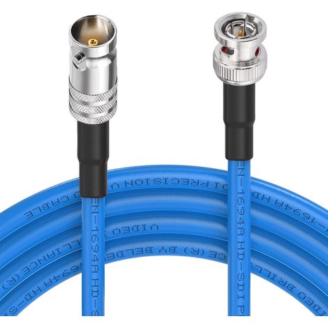 Câble SDI 3G/6G/12G 2m BNC Mâle à Femelle 1694A 75ohm Supporte 4K/8K 1080p pour Moniteur CCTV Vidéo Caméras et Broadcast et Studio Convertisseur SDI (1/5)