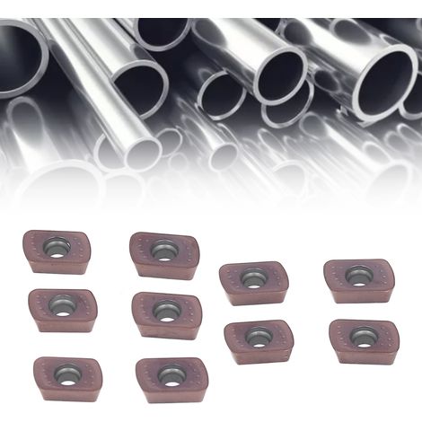 Porte-fraises en carbure indexable CNC 10 pièces, revêtues de carbure, outil de coupe pour tour à métaux EPMT0603FN (1/5)