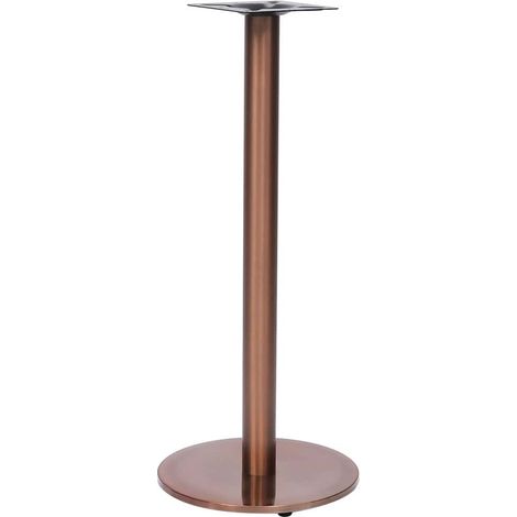 vidaXL Pied de table de bistro Doré Ø45x107 cm Acier inoxydable (1/5)