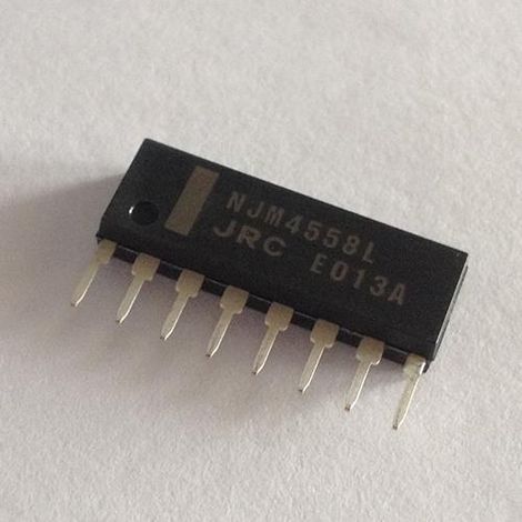 Circuito Integrado 8pin 1 Fila  NJM4558L
