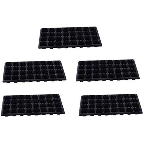5er-/10er-Pack Gitter-Anzuchtschalen, 32-Zellen-Keimschalen, Mini-Gewächshaus für Pflanzen, biologisch abbaubare Anzuchtkästen aus Zellstoff für den Garten (5er-Pack)