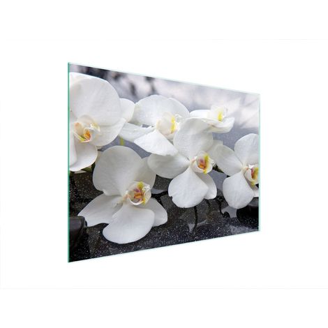 Glasschneidebrett 40x30 Orchidee (1/5)