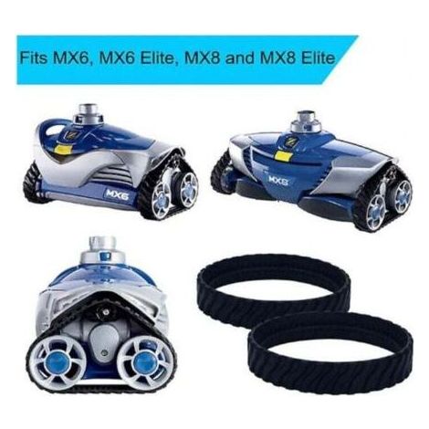 Chenille - Pour Robot Aspirateur Piscine MX6 MX8 - Compatible Zodiac - Lot de 2 (1/4)