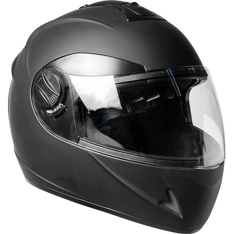 Casque moto double écran intégral sécurité – Homme femme toutes saisons XXL noir mat, protection (1/5)
