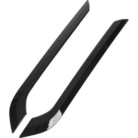 Lot de 2 enjoliveurs de feux antibrouillard arrière (gauche et droit) pour Tesla Model Y (2020-2023), finition noir verni. (1/5)