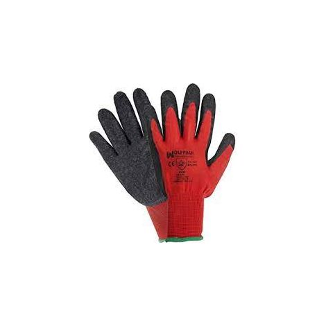 Gants en latex avec revêtement nylon gripflex taille 10