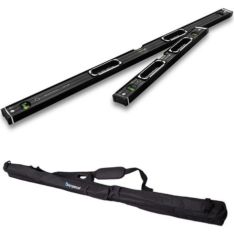 Stabila Limited Edition 196-2 Dark Shadow Spirit Levels + Bag 40 183cm 16 72Inch