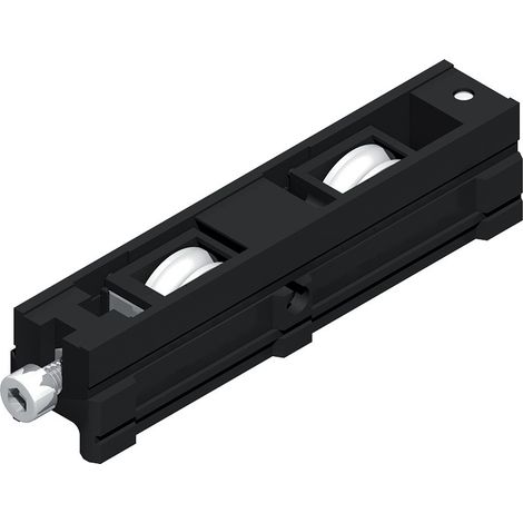 La Croisee Ds – Chariot rail de porte coulissante réglable double pour aluminium – Longueur 2m – Charge maximale 100kg – DS3753 (1/4)