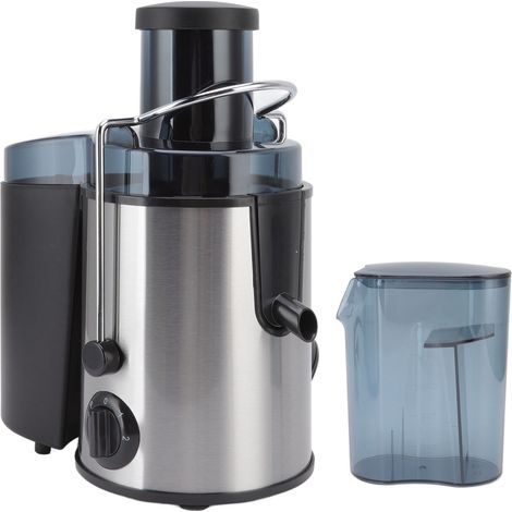 Extracteur de jus électrique 600 W en acier inoxydable et polypropylène, machine à jus pour fruits et légumes, séparation de la pulpe (1/5)