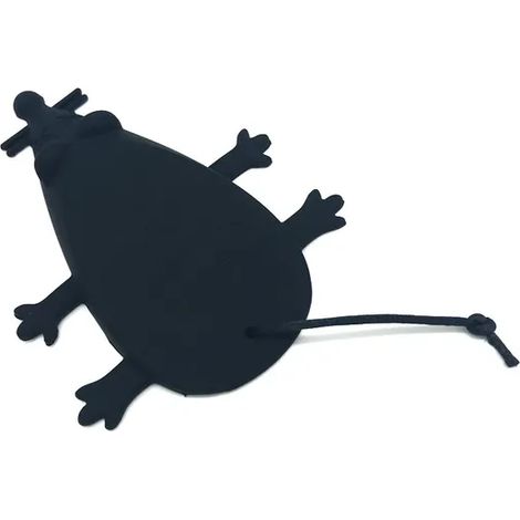Butée De Porte,Universel Silicone Souris Porte Bouchon, Cale Porte Doigt Protecteur (Lot De 2, Noir) (1/5)