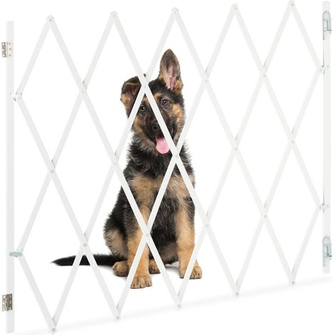 Large dog barrier natural bamboo