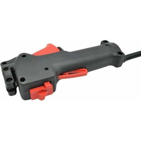 Poignée de commande interrupteur pour câble d'accélérateur, compatible débroussailleuse, pièce de rechange pour outil de jardinage (1/5)
