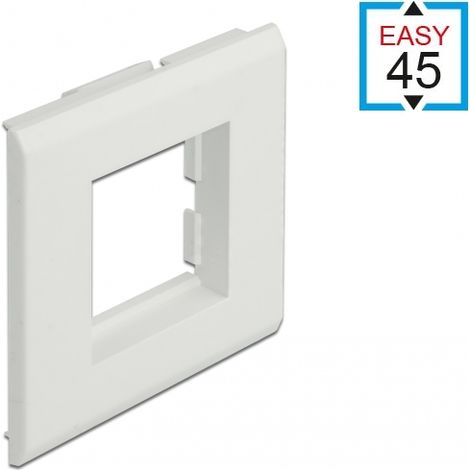 Delock Porta-mÃ³dulos Easy 45 para canal de instalaciÃ³n 85 x 80 mm