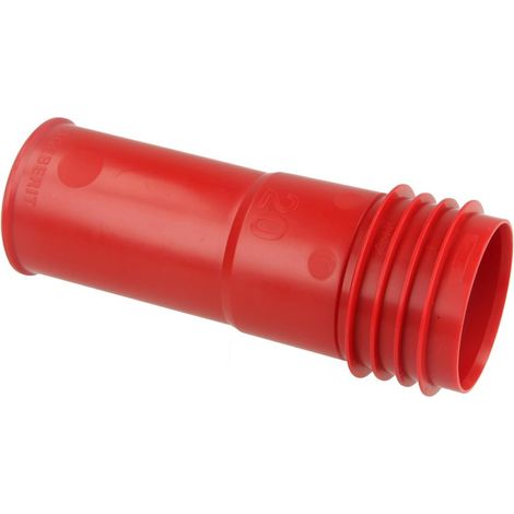 PushFit douille de marquage 20 mm pour gaine de protection, rouge