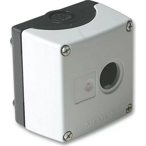 Siemens 3SB38010AA3 - Empty box 1 control - 22mm - plastic
