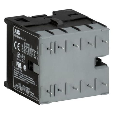 Contacteur ABB série B, 3 pôles , 3 fonctions NO, 20 A, 240 V, 5,5 kW ( Prix pour 1 )