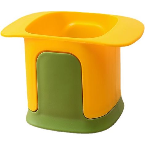 Presse multifonction pour légumes, coupe-frites, lame en acier inoxydable, base antidérapante en silicone, 1 pièce (1/5)