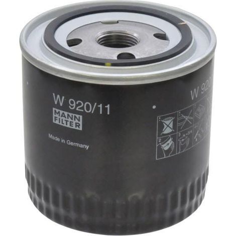 Filtro aceite Mann & Hummel MANN-FILTER W92011