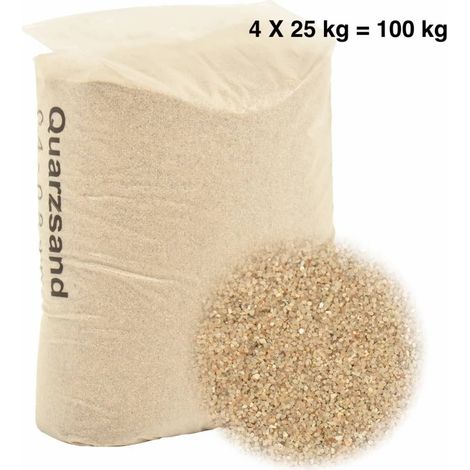Sable Quartz Filtre Piscine 100 kg. LIVRAISON GRATUITE. Granuilométrie 0,4- 0,8mm