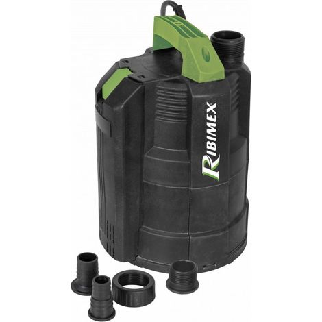 POMPA SOMMERSA PER ACQUE CHIARE PULITE 350W CON GALLEGGIANTE INTEGRATO RIBIMEX