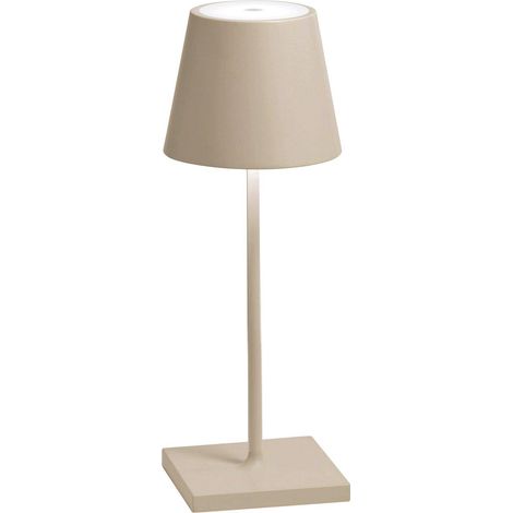 Lampada a led da tavolo Poldina Pro Mini Sabbia ricaricabile e dimmerabile con batteria fino a 12 ore (1/8)