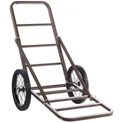 Deer Cart, carro de caza plegable con capacidad de 300 libras, carro de caza con ruedas de goma grandes y mango ergonómico, accesorios resistentes para carro de caza, plataforma rodante para equipo ut (1/5)