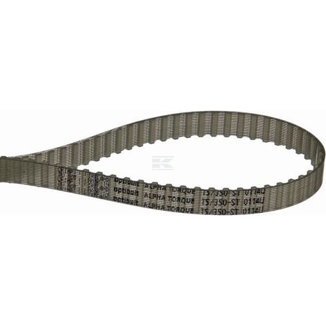 Courroie synchrone OPTIBELT T5 Polyuréthane, Long 350mm Largeur 10mm, 70 dents ( Prix pour 1 )