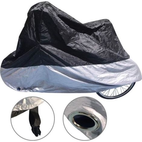 Housse de vélo pour stockage de vélos en plein air - matériau résistant aux déchirures, imperméable et protection UV - XL (1/4)