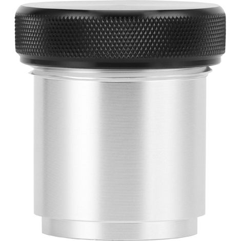 Couvercle de réservoir d'eau et de carburant en alliage d'aluminium, bouchon de remplissage à souder, diamètre intérieur 1,5 pouce, pièces de modification automobile, noir (1/5)
