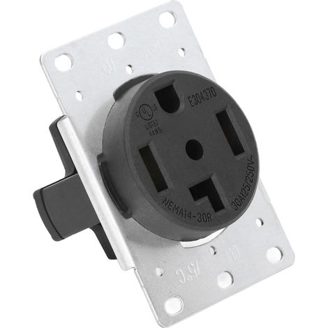 Connecteur femelle prise industrielle 4 trous 30A 125V/250V standard américain (1/5)