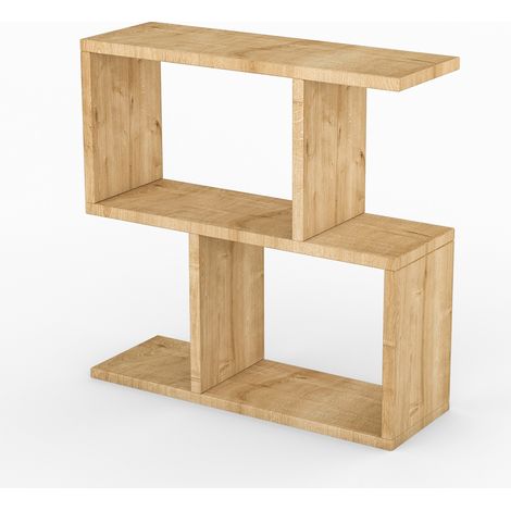 Table d'appoint en bois "Life" - 60 x 20 x 60 cm - Chêne (1/3)