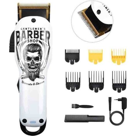 Tondeuse Cheveux - FOLAYA - Professionnelle - Rechargeable USB - 6 Peignes Inclus - Sans Fil (1/4)