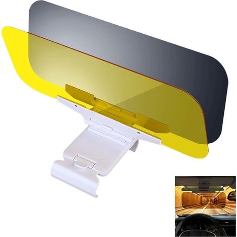 Extension de pare-soleil voiture 2 en 1 – Lot de 1 – Protection anti-éblouissement jour et nuit – Protection UV – 32 x 11 x 2 cm (1/5)