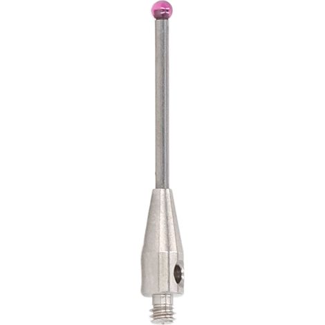 CMM Touch Probe Stylus Red Wear Resistant Ball Tungsten Carbide Rod High Rigidity CMM Machine Tools M2 0034