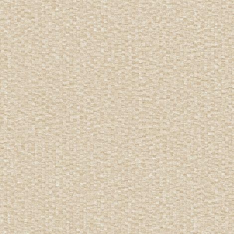 Papier peint unicolor Profhome LC522203-DI papier peint intissé gaufré à chaud gaufré avec une texture tangible subtilement chatoyant beige ivoire-clair blanc crème 5,33 m2