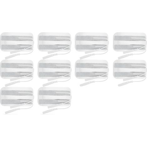 20 électrodes TENS de 6 cm chacune (sachet de 20) pour appareil de massage TENS et de physiothérapie. (1/5)