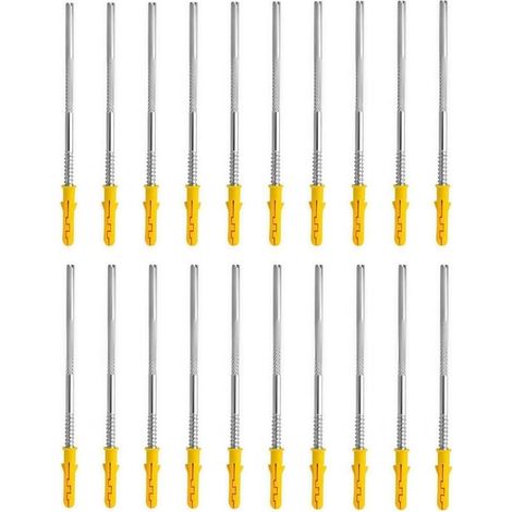 20 Pieces Invisible Mounting Brackets for Wall Shelves, 6 x 130 mm Shelf Brackets, Brackets and Cleats for Shelves, Ideal for Solid Vertical Installation (1/5)
