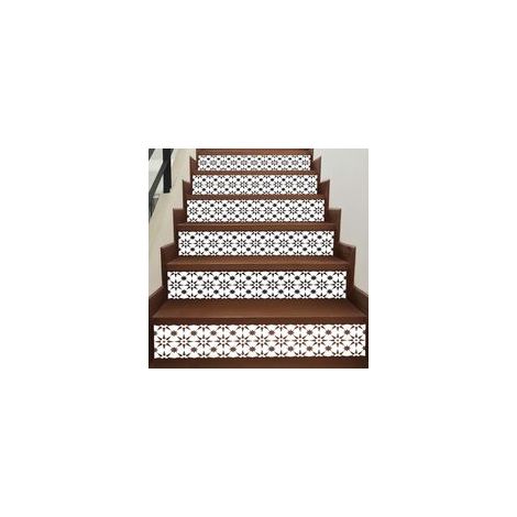 pièces, autocollants 3D pour escaliers, 99,9 cm de large x 18 cm de haut, autocollants imperméables pour escaliers, papier peint en vinyle, décoration murale pour maison (1/5)