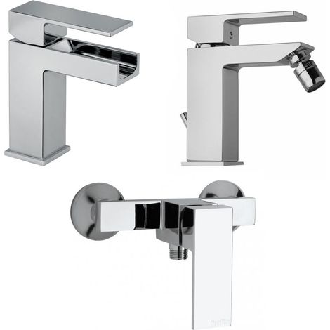 Wasserfall-Waschtischarmatur + Bidet- Und Duschmischer  Infinity