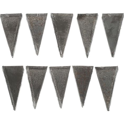 Cales de Poignée 20 Pièces en Acier Carbone Coins pour Marteaux, Adaptées pour Installation et Renforcement de Clous en Jardinage et Bricolage