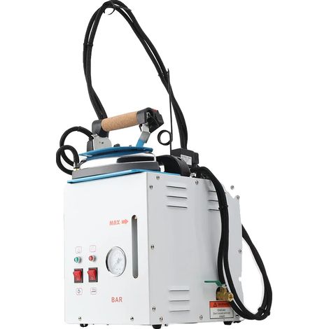 Generador de vapor, potencia de calentamiento de 2250 W, capacidad de 5 litros, presión de funcionamiento de 3 bares, potencia de planchado de 900 W, dimensiones 25 x 29 x 37 cm. (1/5)
