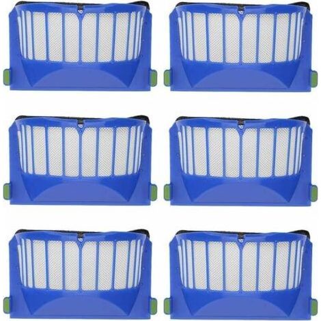 Lot De 6 Filtres De Rechange Pour Aspirateur Irobot Roomba 600 605 610 620 630 650 660 (1/5)