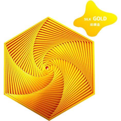 Figurine Hexagone - Design Fractal en Spirale - Jouet Sensoriel Anti-Stress - Décoration de Bureau - Pour Enfants et Adultes - 1 Pièce (1/5)