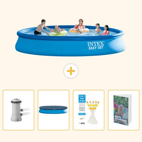 Intex Piscine Easy Set Ronde - 457x84 cm - 5-pièces SCB113 (1/5)