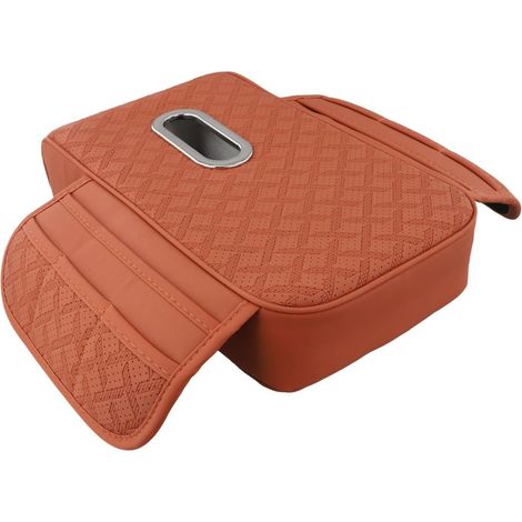 Coussin d'accoudoir de voiture 3 en 1, avec boîte à mouchoirs, rangement latéral, confort ultime pour les accessoires de voiture